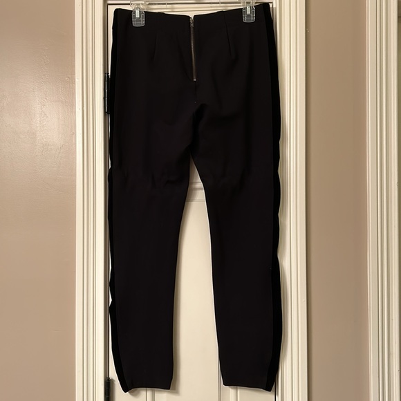 NWOT J.CREW GiGi black velour ankle trouser pants Sz 8 - Picture 5 of 9